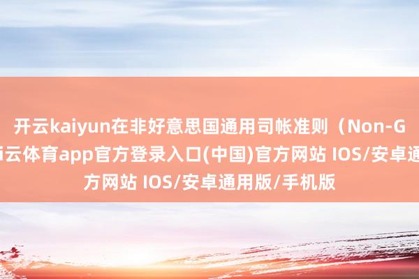 开云kaiyun在非好意思国通用司帐准则(Non-GAAP)下-kai云体育app官方登录入口(中国)官方网站 IOS/安卓通用版/手机版